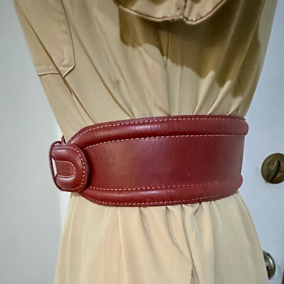 MEXX genuine leather red belt - Picture 4 of 15